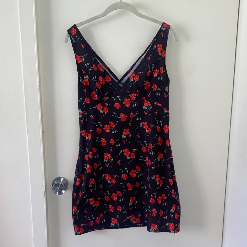Floral V-Neck Dress